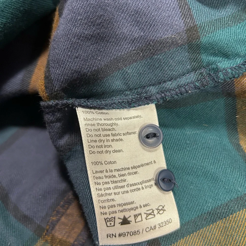Outdoor Research Standpoint Flannel Shirt Womens XL Plaid Pocket Gorpcore - Picture 5 of 6
